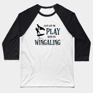 Playing with my Wingaling Baseball T-Shirt